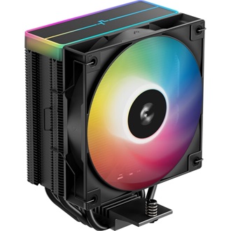 DeepCool CPU Cooler - AG400 BK ARGB V2 (31,6 dB; max, 128,93 m3/h; 4pin csatlakozó, 4 db heatpipe, 12cm, PWM)