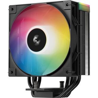 DeepCool CPU Cooler - AG400 BK ARGB V2 (31,6 dB; max, 128,93 m3/h; 4pin csatlakozó, 4 db heatpipe, 12cm, PWM)