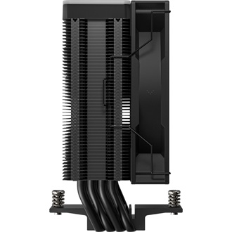 DeepCool CPU Cooler - AG400 BK ARGB V2 (31,6 dB; max, 128,93 m3/h; 4pin csatlakozó, 4 db heatpipe, 12cm, PWM)