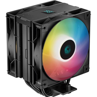 DeepCool CPU Cooler - AG400 DIGITAL PLUS (31,6 dB; max, 134,03 m3/h; 4pin csatlakozó, 4 db heatpipe, 12cm, PWM)