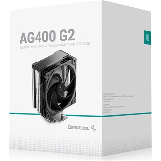 DeepCool AG400 G2 processzor hűtő fekete-szürke