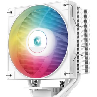 DeepCool CPU Cooler - AG400 WH ARGB (31,6 dB; max, 128,93 m3/h; 4pin, 4 db heatpipe, 12cm, PWM, A-RGB LED, fehér)