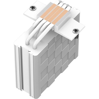 DeepCool CPU Cooler - AG400 WH ARGB (31,6 dB; max, 128,93 m3/h; 4pin, 4 db heatpipe, 12cm, PWM, A-RGB LED, fehér)