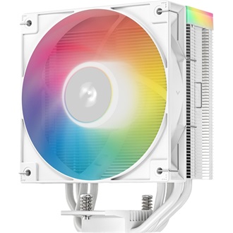 DeepCool CPU Cooler - AG400 WH ARGB V2 (31,6 dB; max, 128,93 m3/h; 4pin csatlakozó, 4 db heatpipe, 12cm, PWM, fehér)