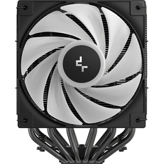 DeepCool CPU Cooler - AG620 BK ARGB V2 (29,4 dB; max, 115,32 m3/h; 4pin csatlakozó, 6 db heatpipe, 12cm, PWM, LED)