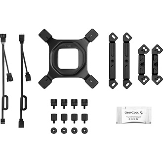 DeepCool CPU Cooler - AG620 BK ARGB V2 (29,4 dB; max, 115,32 m3/h; 4pin csatlakozó, 6 db heatpipe, 12cm, PWM, LED)
