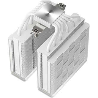 DeepCool CPU Cooler - AG620 WH ARGB V2 (29,4 dB; max, 115,32 m3/h; 4pin csatlakozó, 6 db heatpipe, 12cm, PWM, fehér)