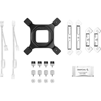 DeepCool CPU Cooler - AG620 WH ARGB V2 (29,4 dB; max, 115,32 m3/h; 4pin csatlakozó, 6 db heatpipe, 12cm, PWM, fehér)