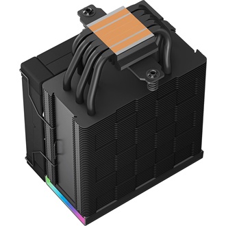 DeepCool CPU Cooler - AK500S Digital (28dB; max, 117,21 m3/h; 4pin csatlakozó, 5 db heatpipe, 12cm, PWM)