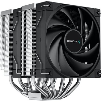 DeepCool CPU Cooler - AK620 (28 dB; max, 117,21 m3/h; 4pin csatlakozó, 6 db heatpipe, 2x12cm, PWM)