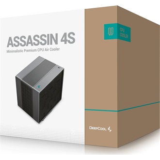 DeepCool CPU Cooler - ASSASSIN 4S (max. 20,5dB; max. 104,06 m3/h; 4pin csatlakozó; 7 db heatpipe, 1x14cm, PWM)