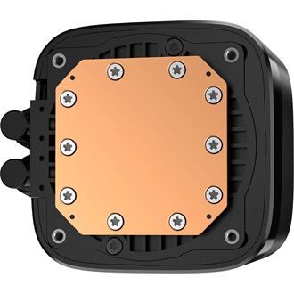 DeepCool CPU Water Cooler - LD240 (max 21dB; max. 122,39 m3/h; 2x12cm, LED kijelző, fekete)