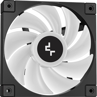 DeepCool CPU Water Cooler - LD240 (max 21dB; max. 122,39 m3/h; 2x12cm, LED kijelző, fekete)