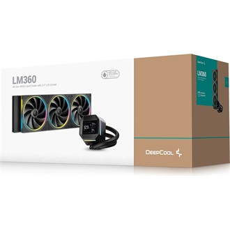 DeepCool LM360 processzor vízhűtő fekete