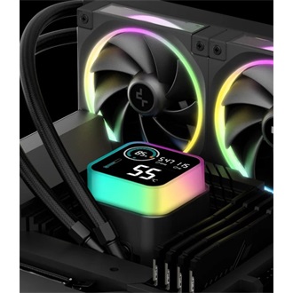 DeepCool LQ360 ULTRA ARGB processzor vízhűtő fekete