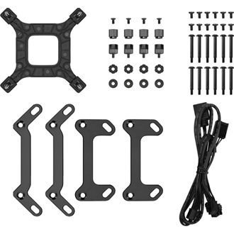 DeepCool LQ360 ULTRA ARGB processzor vízhűtő fekete