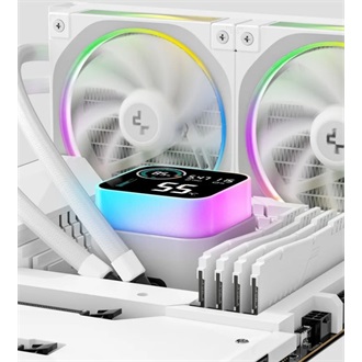 DeepCool LQ360 ULTRA ARGB processzor vízhűtő fehér