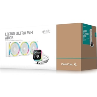 DeepCool LQ360 ULTRA ARGB processzor vízhűtő fehér