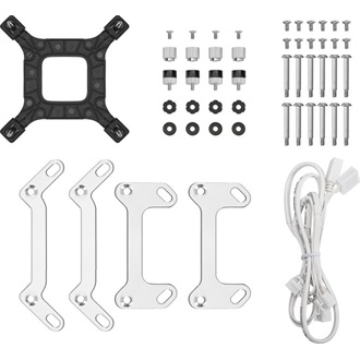 DeepCool LQ360 ULTRA ARGB processzor vízhűtő fehér