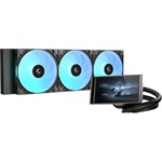 DeepCool LT360 VISION ARGB processzor vízhűtő fekete