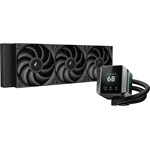 DeepCool CPU Water Cooler - MYSTIQUE 360 (max 21dB; max. 123,09 m3/h; 3x12cm, LED kijelző, fekete)