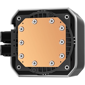 DeepCool CPU Water Cooler - MYSTIQUE 360 (max 21dB; max. 123,09 m3/h; 3x12cm, LED kijelző, fekete)