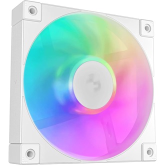 DeepCool Cooler 12cm - FD12 ARGB WH (27,6dB; max. 109,07 m3/h; 3pin csatlakozó; hydro bearing, ház hűtésre, PWM, fehér)