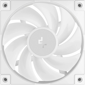 DeepCool Cooler 12cm - FD12 ARGB WH (27,6dB; max. 109,07 m3/h; 3pin csatlakozó; hydro bearing, ház hűtésre, PWM, fehér)