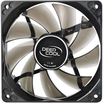 DeepCool Cooler 12cm - WIND BLADE 120 (26,6dB; max. 91,15 m3/h; 3pin csatlakozó; ház hűtésre, kék LED)