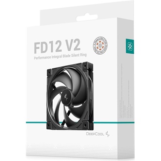 DeepCool FD12 V2 rendszerhűtő ventilátor fekete