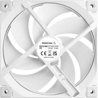 DeepCool FD12 WH V2 rendszerhűtő ventilátor fehér
