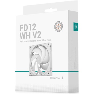 DeepCool FD12 WH V2 rendszerhűtő ventilátor fehér