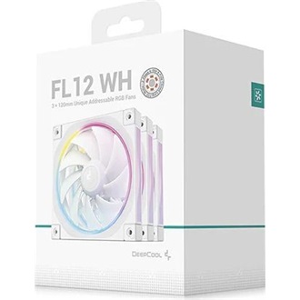 DeepCool FL12 WH 3IN1 rendszerhűtő ventilátor kit fehér