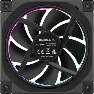 DeepCool FL12 rendszerhűtő ventilátor fekete