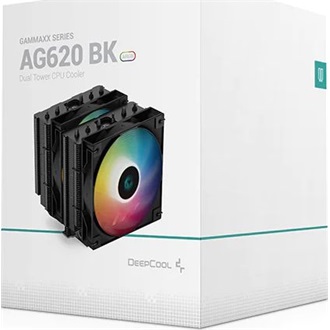 DeepCool GAMMAXX AG620 BK ARGB processzor hűtő fekete