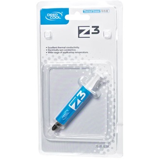 DeepCool Hőpaszta - Z3 (Hővezetési tényező:>1,134 W/m-K, Hőállóság: 5,1, Viszkozitás: 73CPS, 1,5 gramm)
