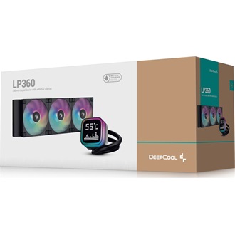 DeepCool LP360 processzor vízhűtő fekete