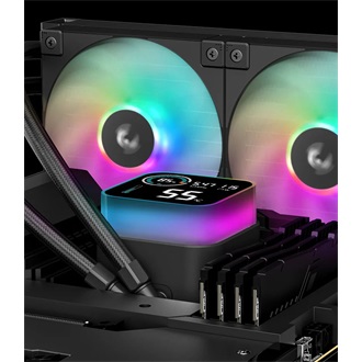 DeepCool LQ360 processzor vízhűtő fekete