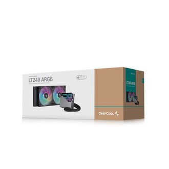 DeepCool LT240 ARGB processzor vízhűtő fekete