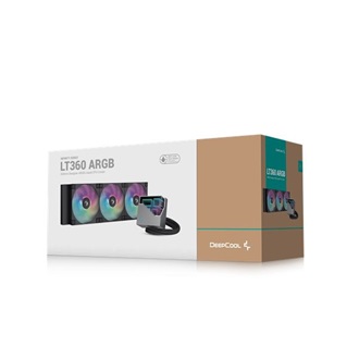 DeepCool LT360 ARGB processzor vízhűtő fekete