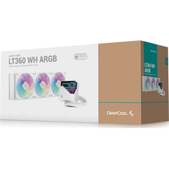 DeepCool LT360 WH ARGB processzor vízhűtő fehér