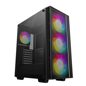DeepCool MATREXX 55 MESH V4 C táp nélküli ablakos Mid Tower számítógépház fekete