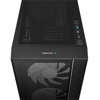 DeepCool MATREXX 55 V4 C táp nélküli ablakos Mid Tower számítógépház fekete