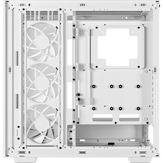 DeepCool MORPHEUS WH táp nélküli ablakos Mid Tower számítógépház fehér