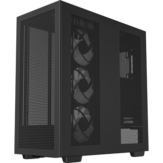 DeepCool MORPHEUS táp nélküli ablakos Mid Tower számítógépház fekete