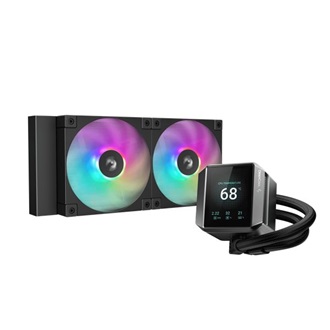 DeepCool MYSTIQUE 240 ARGB processzor vízhűtő fekete