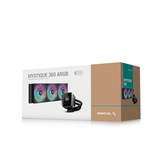 DeepCool MYSTIQUE 360 ARGB processzor vízhűtő fekete