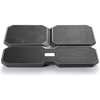 DeepCool Notebook Hűtőpad 15,6"-ig - MULTI CORE X6 (24dB; max. 206,25 m3/h; 2x14cm, 2x10cm, 2xUSB2.0)
