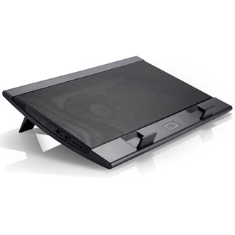 DeepCool Notebook Hűtőpad 17"-ig - WIND PAL FS (21,5-26,5dB; max. 195,38 m3/h; 2x14cm, 2xUSB2.0)