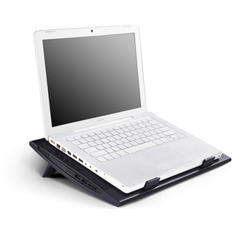 DeepCool Notebook Hűtőpad 17"-ig - WIND PAL FS (21,5-26,5dB; max. 195,38 m3/h; 2x14cm, 2xUSB2.0)